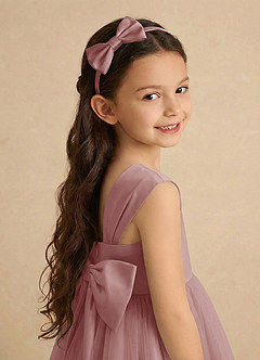 front Girls Satin Headband