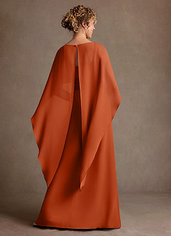 Azazie Marilla Suknie dla Matki Panny Młodej Linia A Pofałdowany Szyfon Długość podłogi Sukienka image3