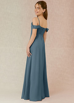 Azazie Kaitlynn Junior Twilight A-Line Off the Shoulder Chiffon Dress image5
