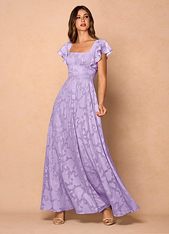 Anna Lilac Ruffled Maxi Dress image6