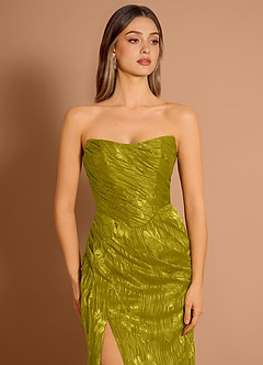 Maxine Hunter Green Vestido largo image5