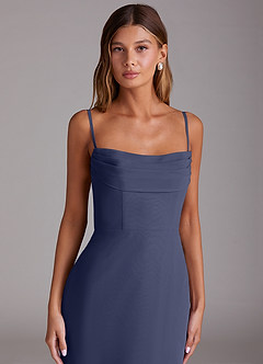 Azazie Saige Bridesmaid Dresses Stormy A-Line Off the Shoulder Chiffon Convertible Dress image2