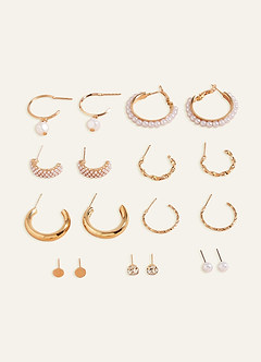 front Modern Earring Set