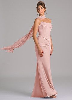 Azazie Sorrel Suknie dla druhen Syrena Gorset Szyfon Do ziemi Sukienka image3