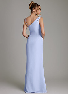 Azazie Ama Bridesmaid Dresses Ice A-Line Pleated Chiffon Dress image5