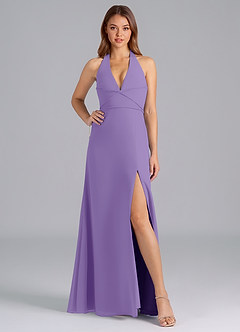 Azazie Odie Bridesmaid Dresses Tahiti A-Line Chiffon Dress image5