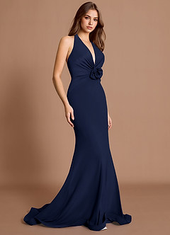 Robe Longue Marine Rowena image3