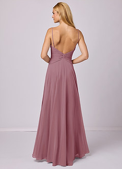 Barbie ♥ Azazie Bridesmaid Dresses Vintage Mauve A-Line Chiffon Dress image2