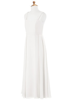 Azazie Simoan Junior Candy Pink A-Line Sweetheart Neckline Chiffon Dress image6