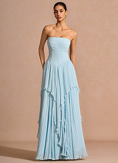 Kerensa Sky Blue Maxi Dress image5