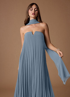 Maxi jurk Nahla Poederblauw image3