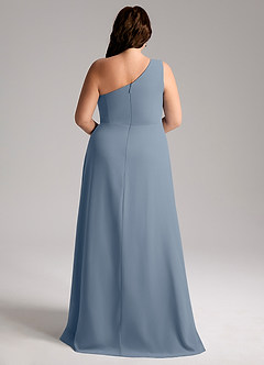 Azazie Brooke Bridesmaid Dresses Twilight A-Line One Shoulder Chiffon Dress image9
