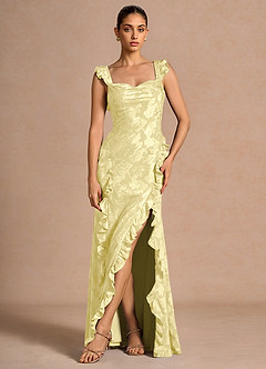 Robe Maxi Sorbet Au Citron Barsha image3