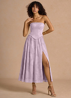 Vestido Lila Escarchada Midi Isaura image3