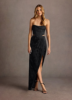 Kelis Black Corset Two Piece Set image2