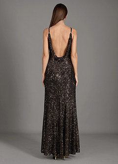 Katy Bronze Sequin Maxi Dress image4
