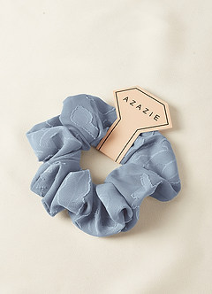 front Matching Color Bridesmaid Floral Burnout Over Size Scrunchie Set