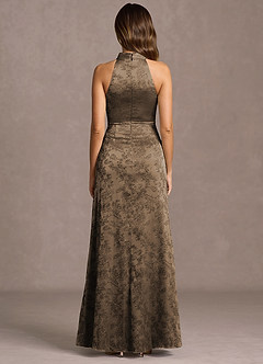 Hannah Coffee Brown Maxi Dress image2