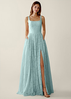 Megan Mist Lace A-line Prom Dress image3