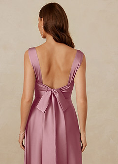 Christian Siriano Bridal for Azazie 1001 Bridesmaid Dresses Vintage Mauve A-Line Sweetheart Neckline Stretch Satin Dress image9