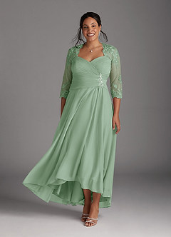 Azazie Anne Mother of the Bride Dresses Agave Sheath Sweetheart Sequins Lace Dress image10