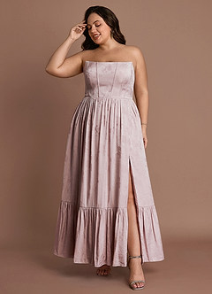 Abito Lungo Rosa Tenue Floria image11