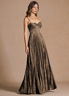 Vesper Coffee Brown Maxi Dress image6