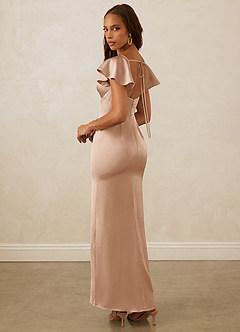 Christian Siriano Bridal for Azazie 1005 Bridesmaid Dresses English Rose Sheath Sweetheart Neckline Stretch Satin Dress image8