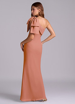 Azazie Yuanna Bridesmaid Dresses MAI TAI Mermaid One Shoulder Chiffon Dress image6