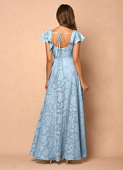 Anna Sky Blue Ruffled Maxi Dress image2
