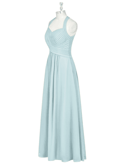 Azazie Claudia Bridesmaid Dresses Mist A-Line Sweetheart Neckline Chiffon Dress image9