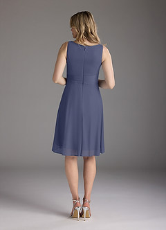 Azazie Sunny Klänningar till brudens mor Klänning A-Line i Maska Plisserad Stormig image6