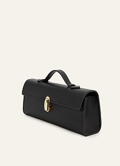 front Vintage Lock Flap Hand Bag