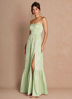 Floria Light Green Maxi Dress image4