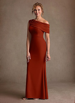 Azazie Bassi Suknie dla Matki Panny Młodej Syrena Zza ramienia Siatka Długość podłogi Sukienka image5