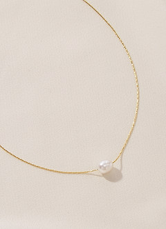 Pearl Solitaire Necklace