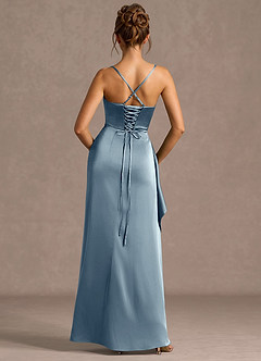 Thora Powder Blue Open Back Prom Dress image2