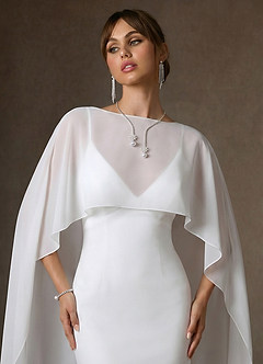 front Conjunto de joyas con colgante de flor de perlas y circonitas