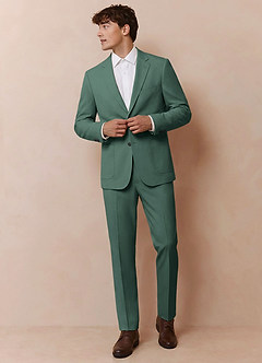 front Owen Eucalipto Chaqueta de traje ligera a medida