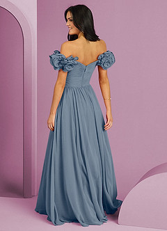 Barbie ♥ Azazie Bridesmaid Dresses Twilight A-Line Off the Shoulder Chiffon Convertible Dress image14