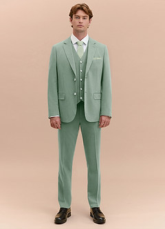 front William Dusty Sage 3-delad kostym