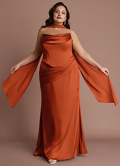 Sorrel Rust Corset Two-Piece Sets image10