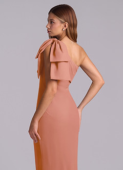 Azazie Yuanna Bridesmaid Dresses MAI TAI Mermaid One Shoulder Chiffon Dress image8