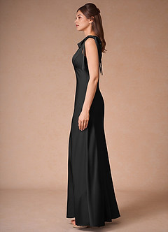 Rosalba Black Maxi Dress image7