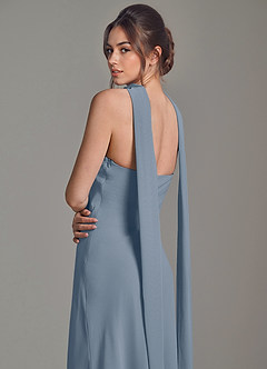 Azazie Ilana Bridesmaid Dresses Twilight A-Line Strapless Chiffon Dress image6