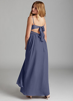 Azazie Zeya Junior Stormy A-Line Chiffon Dress image5