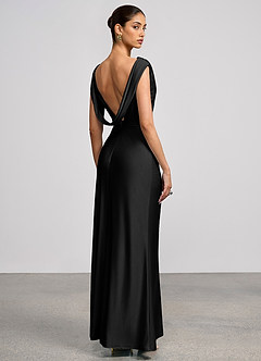 Althea Black Maxi Dress image5