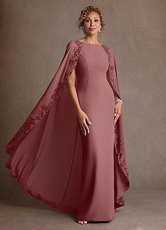 Azazie Artemisia Suknie dla Matki Panny Młodej Osłona Koronka Szyfon Długość podłogi Sukienka image5