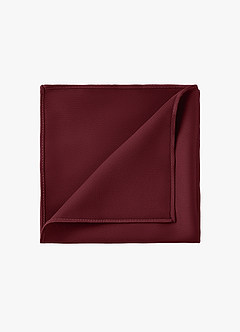 front Stretch Satin Pocket Square