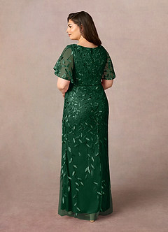 Upstudio Petaluma Final Sale Dark Green Mermaid V-Neck Sequins Dress image8